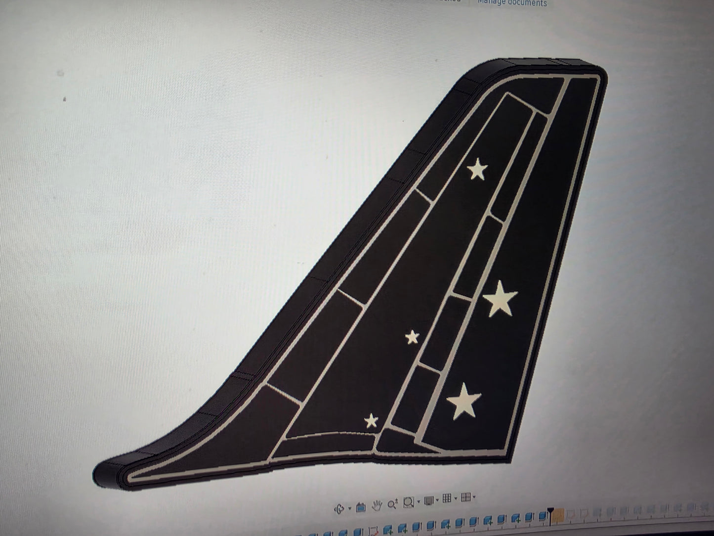 Titan Airways Airbus A320 Tail LED Light Box | Airline Gift | UK Made