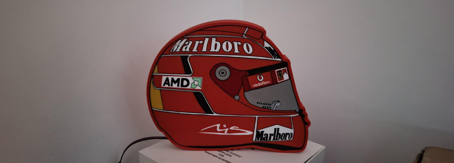 Michael Schumacher Helmet LED Light Box – additional product view 3