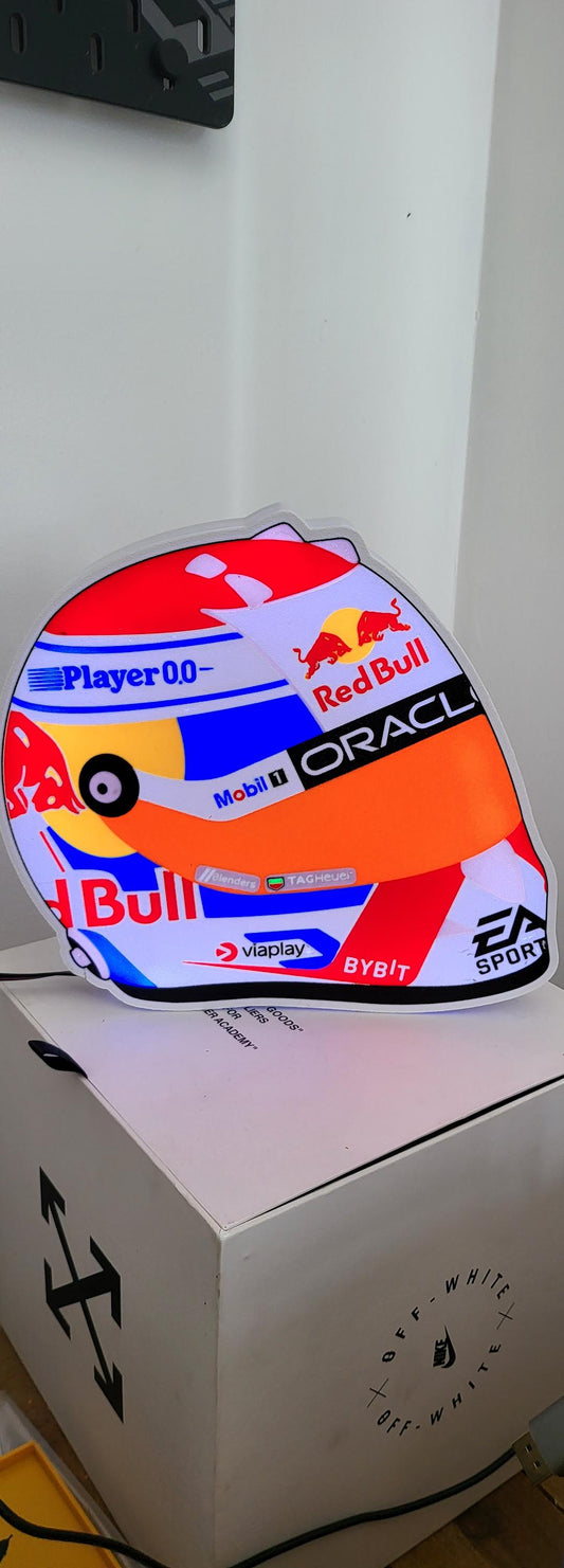 Max Verstappen Helmet LED Light Box – additional product view 2