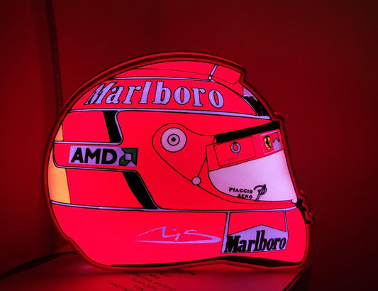 Michael Schumacher Helmet LED Light Box – additional product view 2