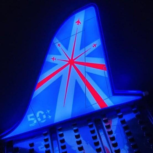 Red Arrows 50th Anniversary Blue Tail LED Light Box – additional product view 2