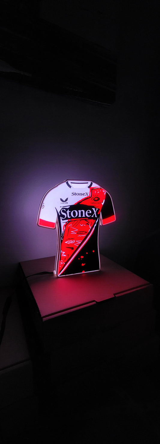 Saracens Rugby Shirt LED Light Box – additional product view 2