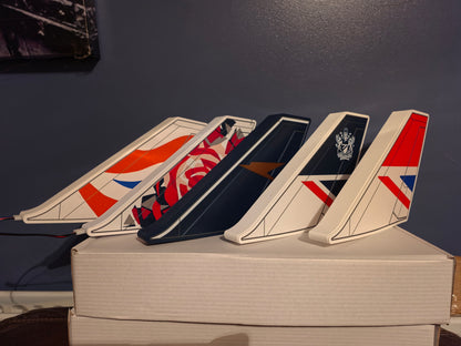 British Airways Boeing 747 Tail LED Light Box | Vintage Airline Gift | UK Made