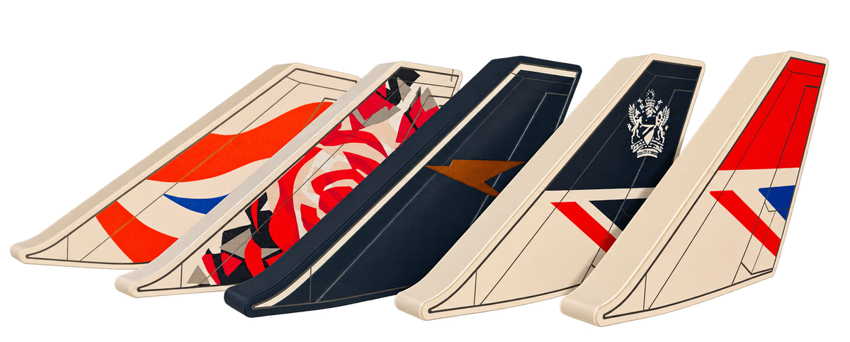 British Airways Boeing 747 Tail LED Light Box | Vintage Airline Gift | UK Made