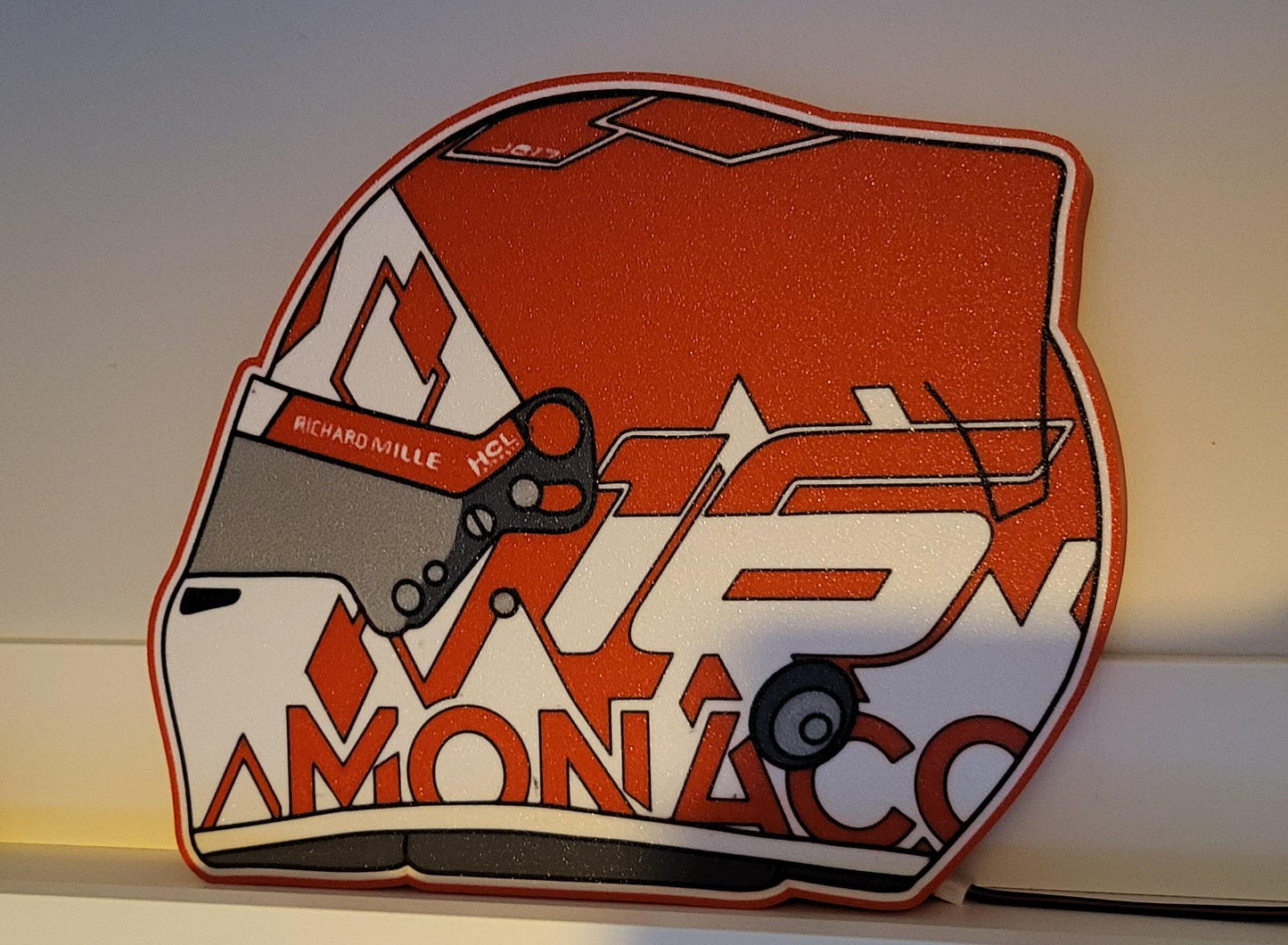 Charles Leclerc Helmet LED Light Box – additional product view 4
