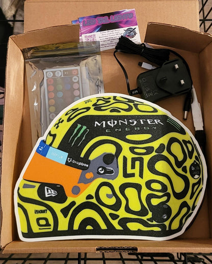 Lando Norris Helmet LED Light Box – F1 Racing Decor – additional product view 4