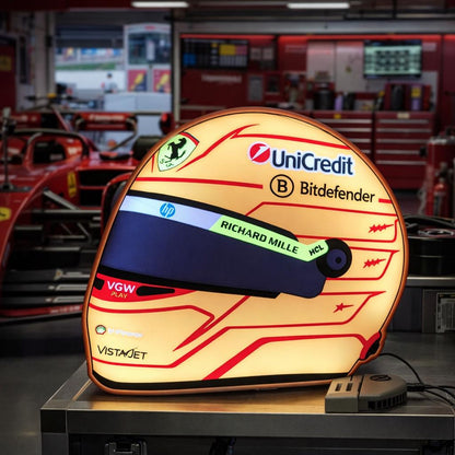 Lewis Hamilton Helmet LED Light Box illuminated