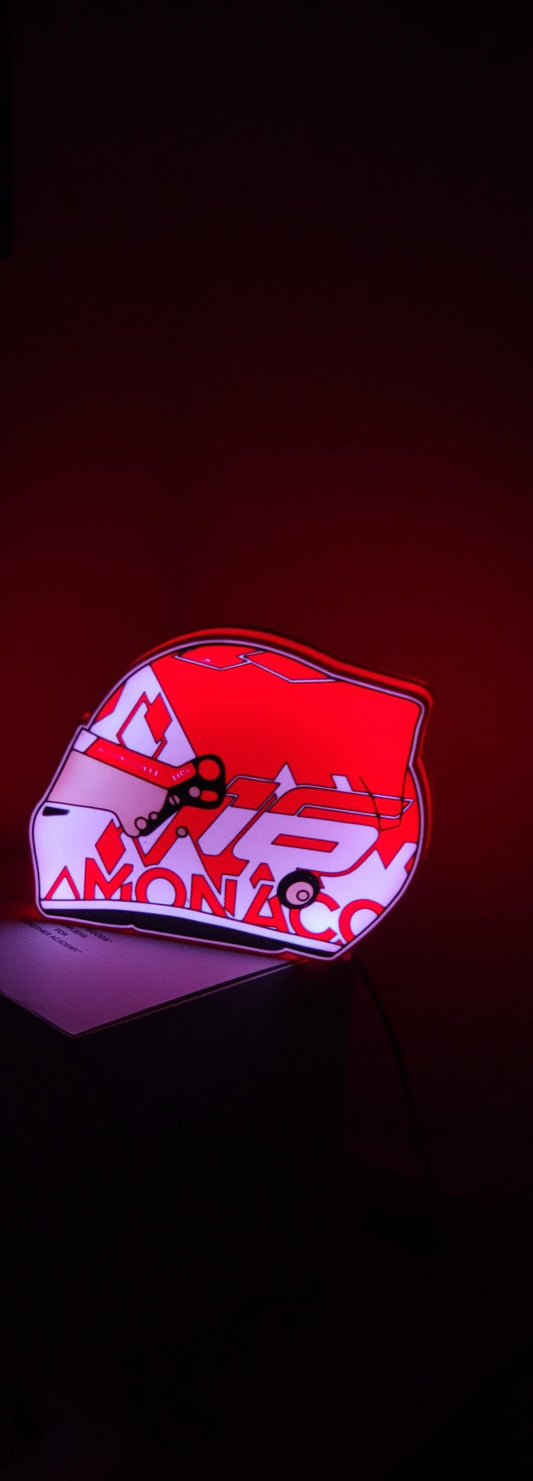 Charles Leclerc Helmet LED Light Box – additional product view 2
