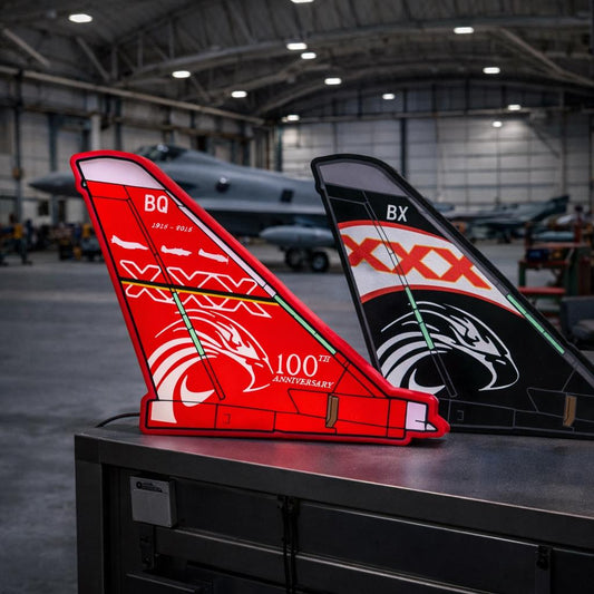 29 Squadron Typhoon 100th Anniversary LED Light Box illuminated