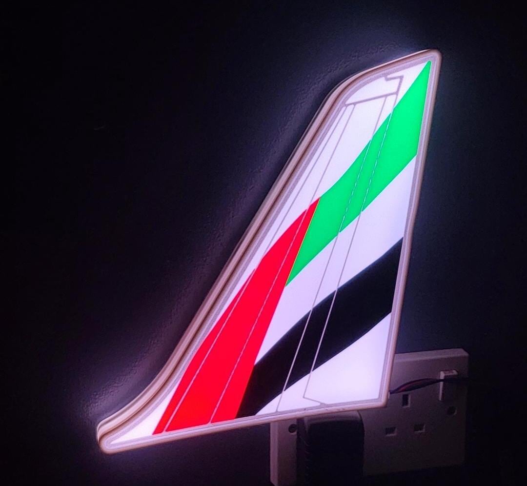 Emirates Boeing 787 Tail LED Light Box – additional product view 3