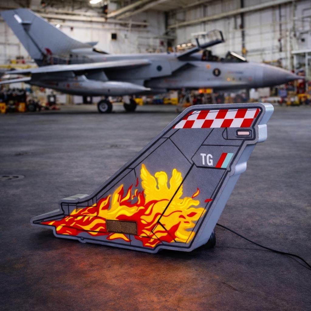 56 Squadron Firebirds Tornado F3 Tail LED Light Box illuminated