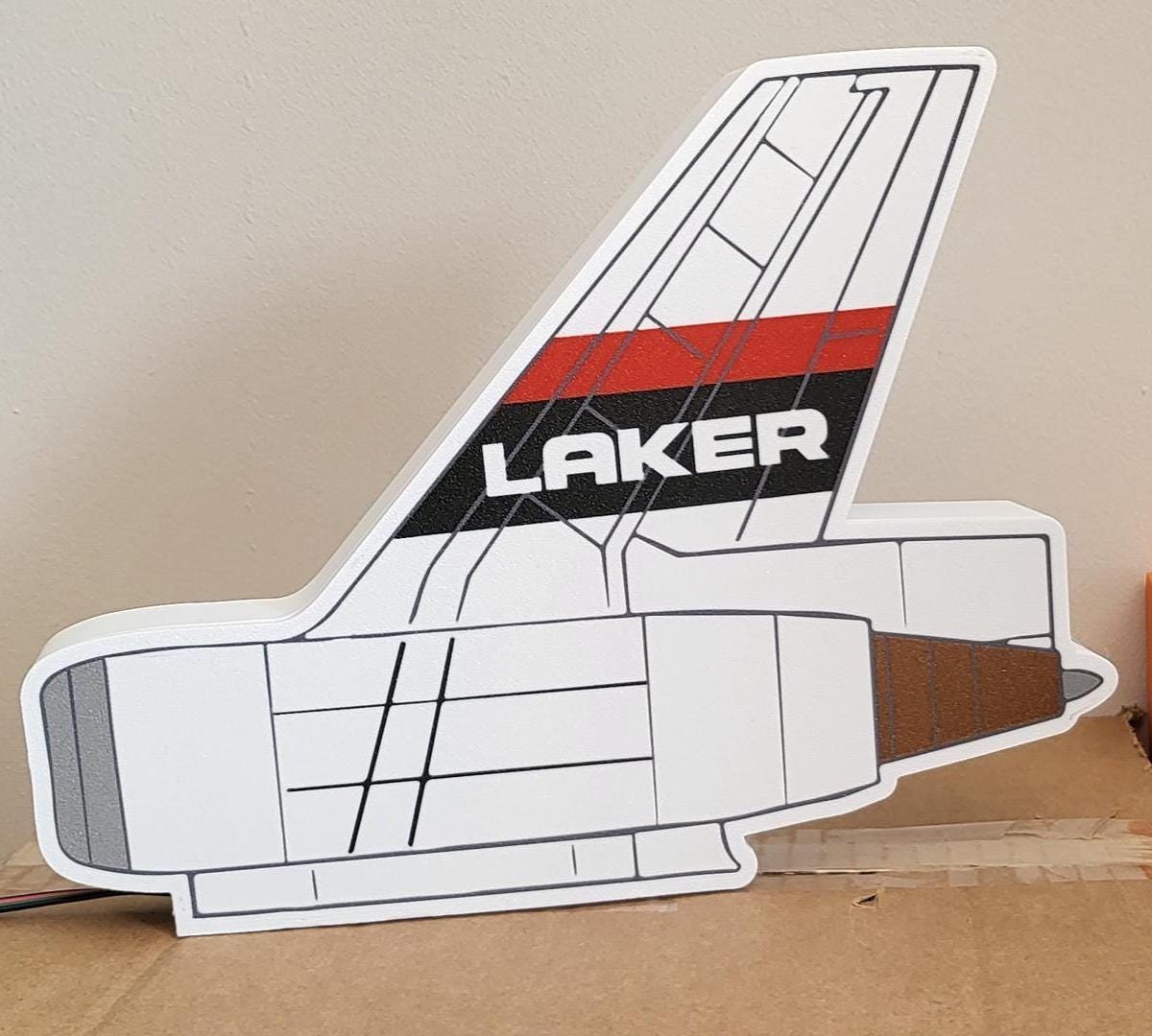 Laker Airways DC-10 Tail LED Light Box – additional product view 2