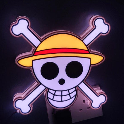 One Piece Straw Hat Skull LED Light Box – additional product view 4