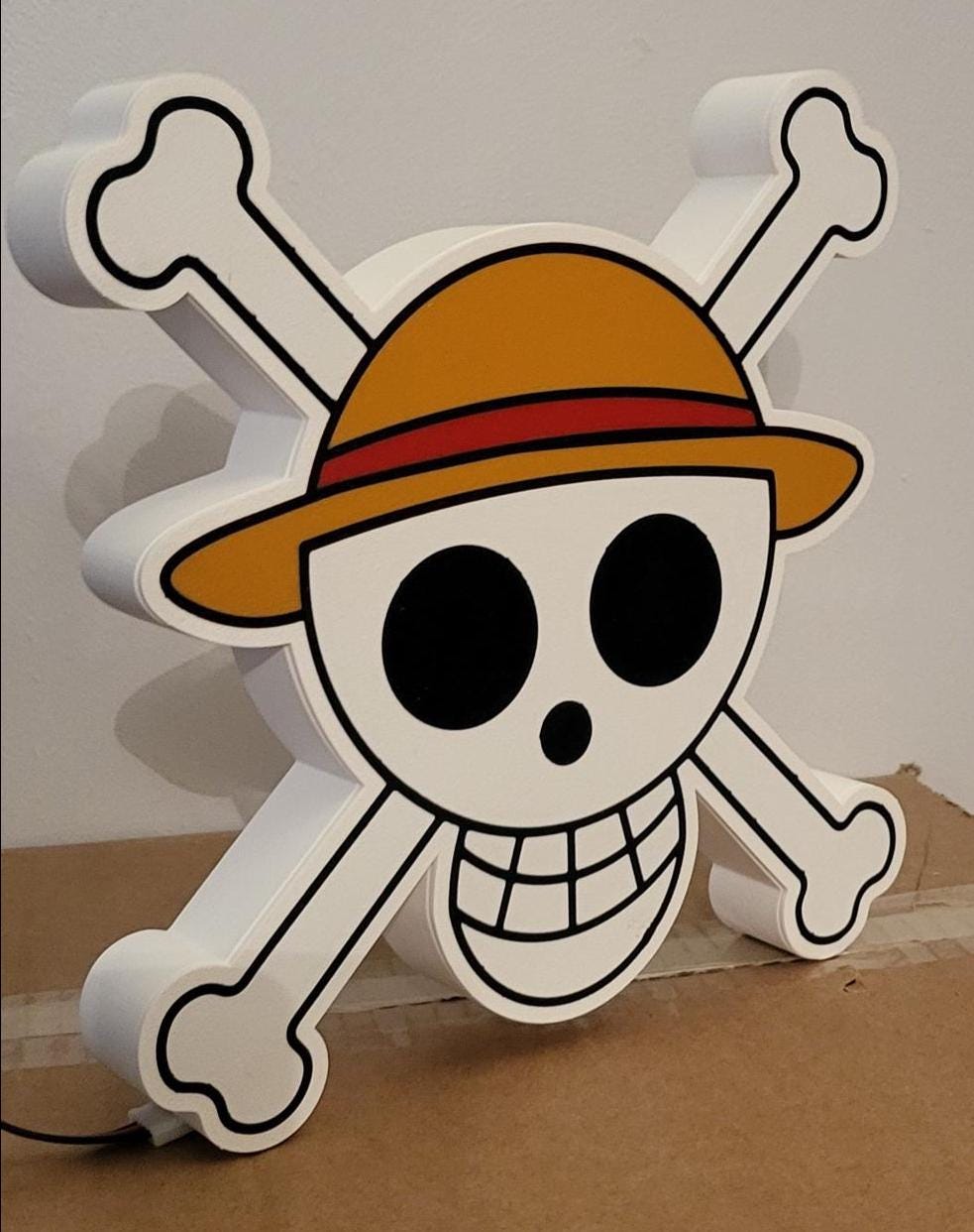 One Piece Straw Hat Skull LED Light Box – additional product view 3