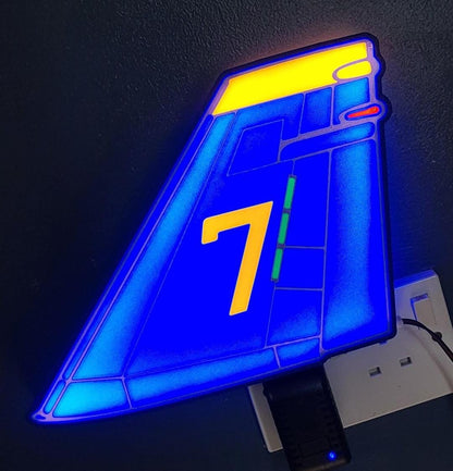 Blue Angels F/A-18 Tail LED Light Box – additional product view 4