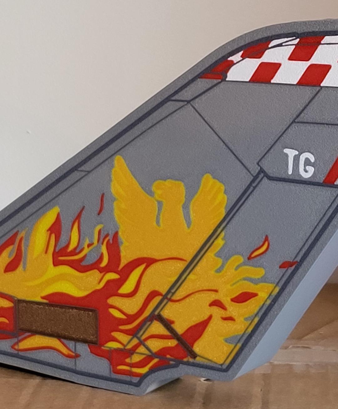 56 Squadron Firebirds Tornado F3 Tail LED Light Box – additional product view 3