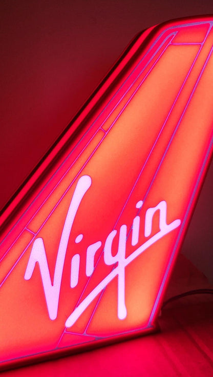 Virgin Atlantic Airbus A350 Tail LED Light Box – additional product view 3