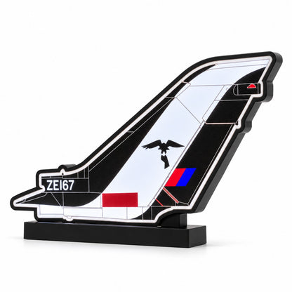 RAF 25 Squadron Tornado F3 ZE167 LED tail light box on a white studio background