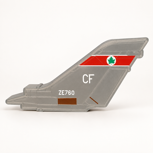 RAF 5 Squadron Tornado F3 tail LED light box with CF and ZE760 markings