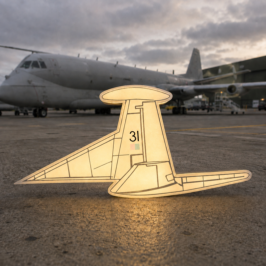 RAF Nimrod MR2 Tail LED Light Box | RAF Aviation Gift | UK Made