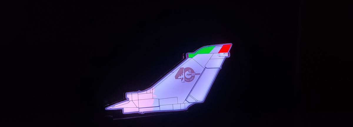Italian Air Force Tornado Tail LED Light Box | Aviation Gift