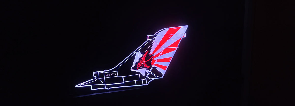 Italian Air Force Tornado Tail LED Light Box | Aviation Gift
