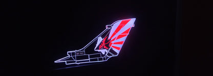 Italian Air Force Tornado Tail LED Light Box | Aviation Gift