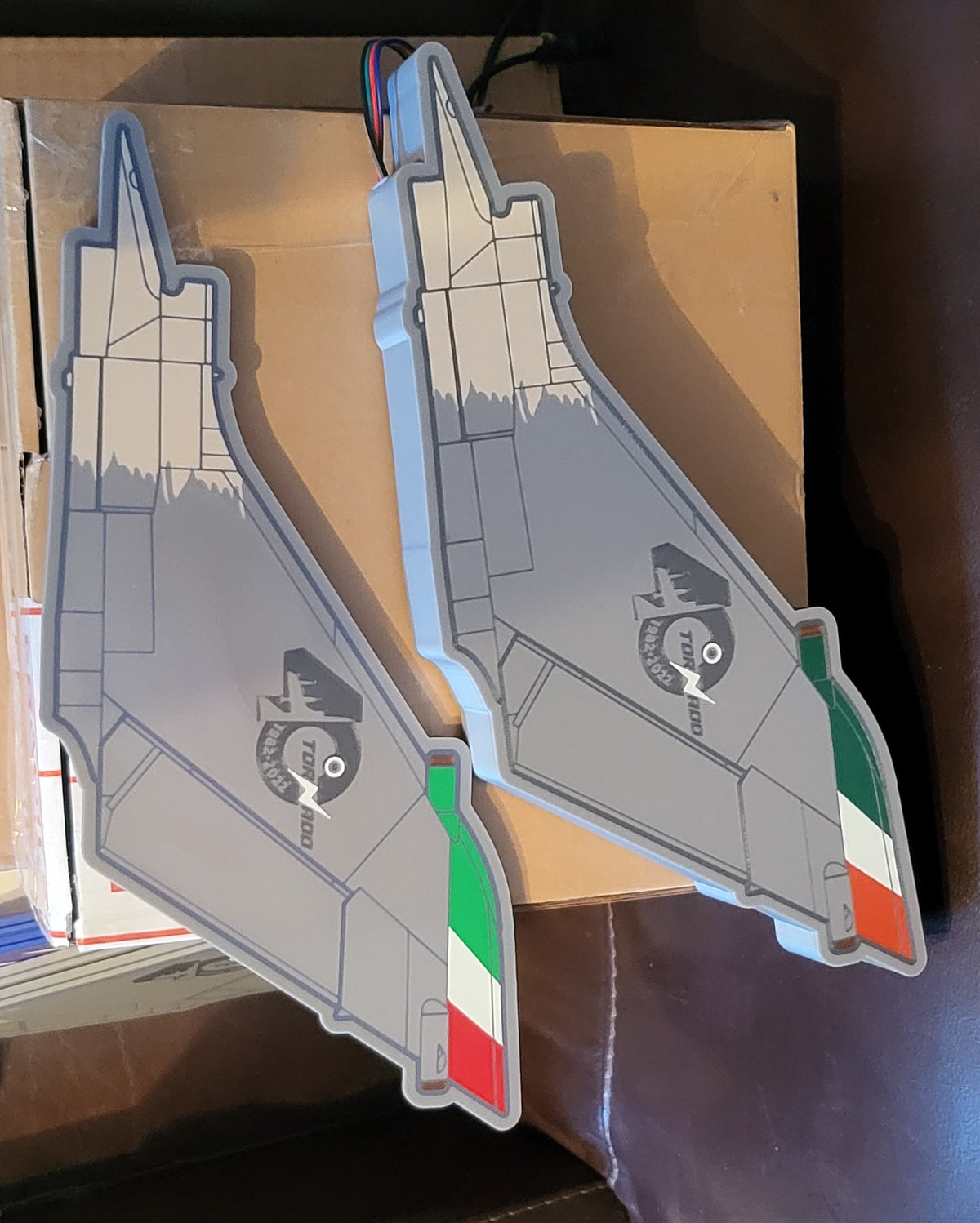 Italian Air Force Tornado Tail LED Light Box | Aviation Gift